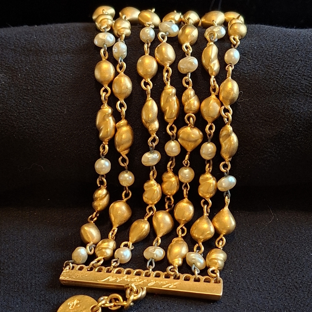 Vintage Karl Lagerfeld Bijoux Couture Bracelet - Picture 5 of 6